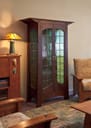 casepiece, tall display/china cabinet