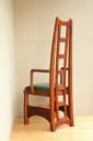 ladderback arm chair