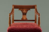 sheraton dining arm chairs