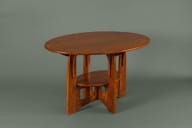 limbert style table with bent brace