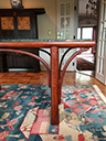 braced arch dining table